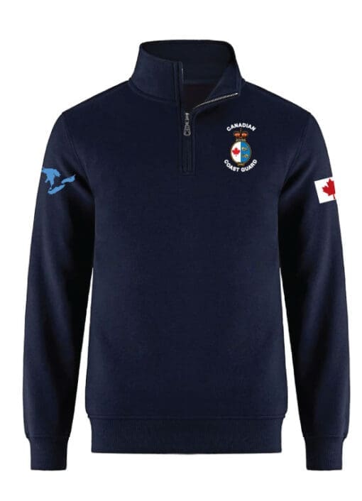 Coast Guard1/4 Zip Sweater - Image 4