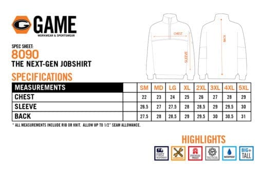 Alberta Wildfire 1/4 Zip Jobshirt - Image 3
