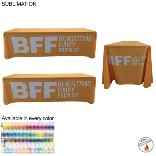 8FT Sublimated Table Cover