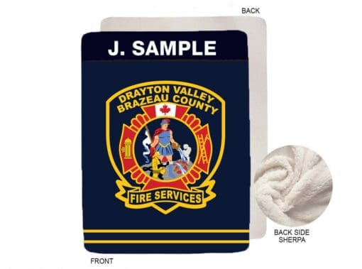 Queen Size Custom Sherpa Blanket